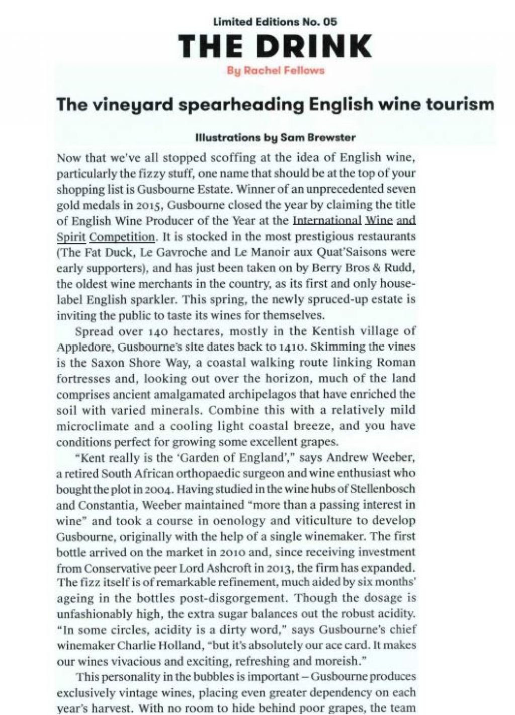 The vineyard spearheading English wine tourism