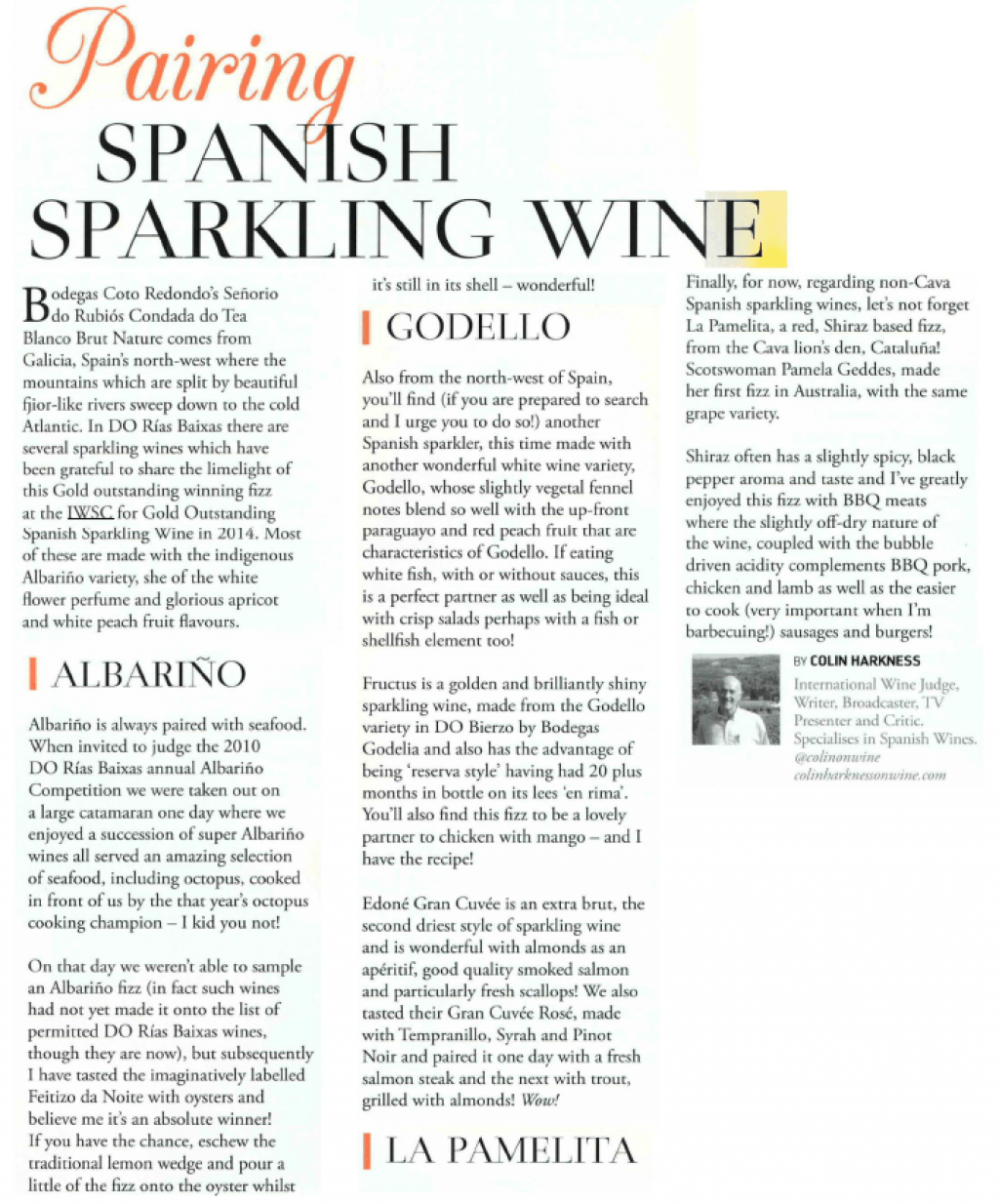Pairing Spanish Sparkling Wine